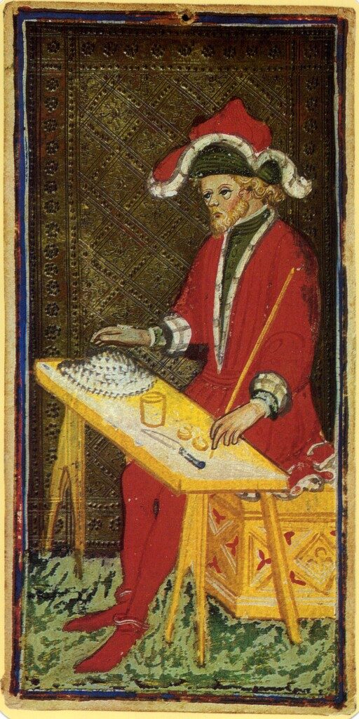 Le Bateleur, tarot Visconti-Sforza